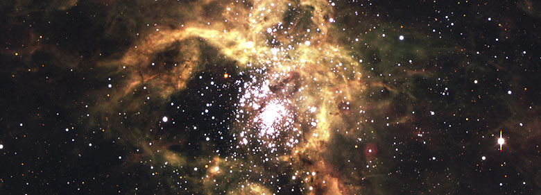 Tarantula Nebula in the LMC (© ESO)